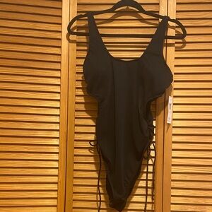 Hurley Black One-Piece Swimsuit